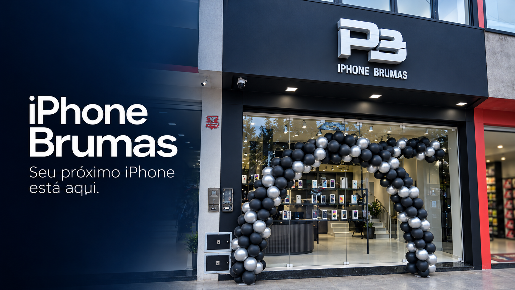 Fachada da loja IPHONE BRUMAS